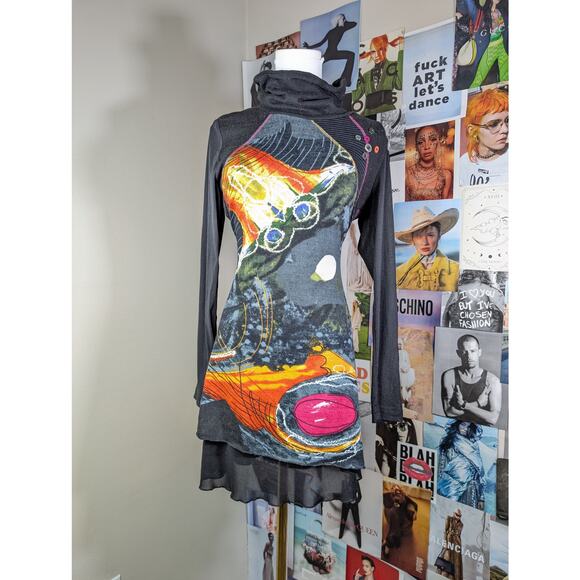 Euro Bohemian Print Dress - Picture 5 of 6